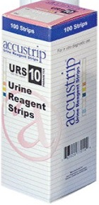 Exam Supplies: Accustrip Urinalysis Dipsticks (For Use with Jant Analyser Only!) (100/bottle)