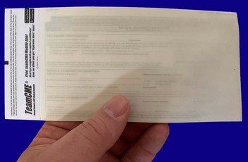 Laminated Medical Examiner Certificates (Tri-Fold version)