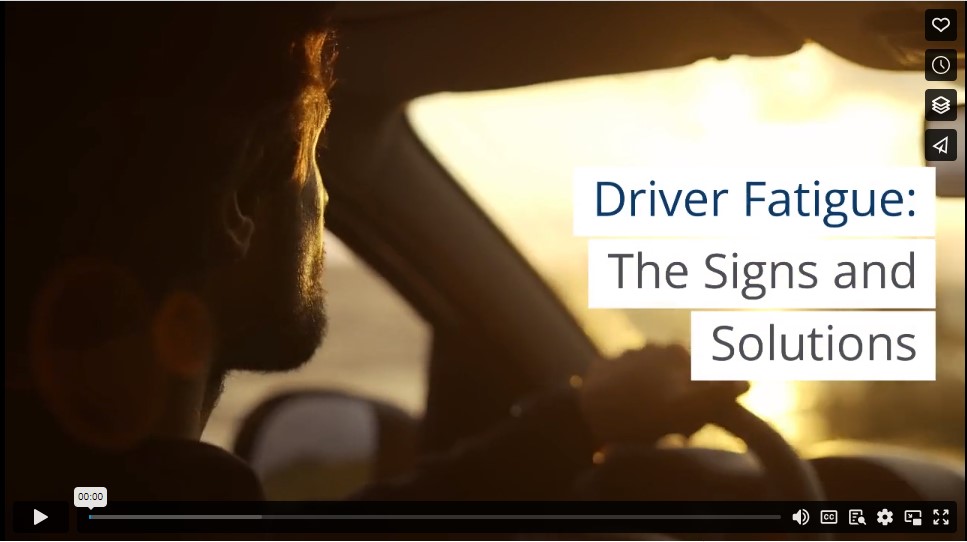 Driver Fatigue: The Signs and Solutions