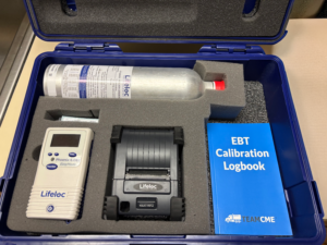 Logbook in Lifeloc case DOT Drug Testing Split Kits